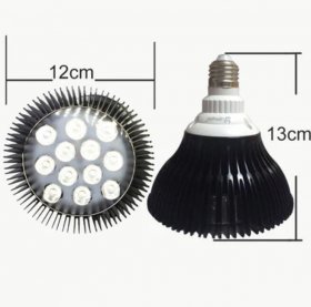 12W LED Grow Light Lamp E27 Base 2 Band Wavelenth Mix 12 LED Growing Bulbs For Stocky Plants At Seedlings Stage of Growth, Germinating Vegetable Seeds, Mini Potted Succulent/Faux Plant