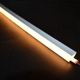 1M/5M/10M/20M Pack of T1616 Edge Lighting LED Neon Light Housing Kit with End Caps and Mounting Clips, Flexible Neon Channel Fit for 10mm Wide LED Strip Lights