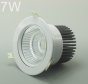 LED Spotlight 7W Cut-out 72MM Diameter 3.2" White Recessed LED Dimmable/Non-Dimmable LED Ceiling light