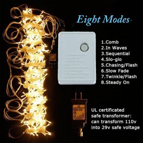 LED twinkle light foreign trade small lights flash 10 meters waterproof lights the stars