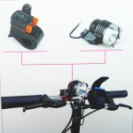 1200 Lumen CREE XML T6 LED Bicycle Light led flashlight Headlight