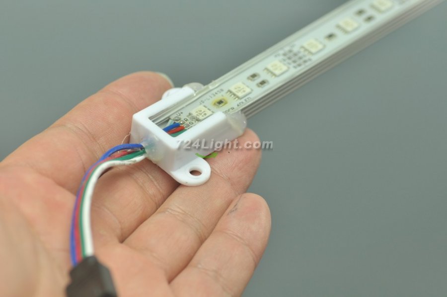 1Meter 39.3inch 5050 RGB Rigid LED Strips Waterproof 60LED 12V DC With Aluminium Profile Rigid Strip Light