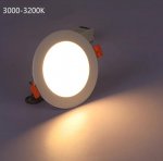 4PCS Pack Low Profie LED Downlight 3W/5W/7W/12W/15W/18W/24W CRI80 Anti-Fog Fixed Head Recessed Ceiling Light