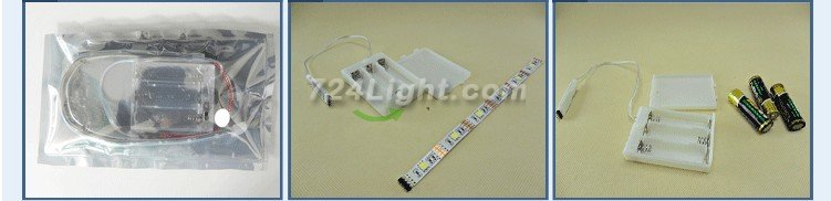 5050 RGB LED Strip Light Battery Powered LED Strip Kits LED Multi-purpose DIY Lights Show Decoration Lights