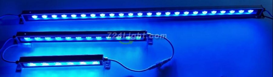 40'' RGBW SMD5050 24V 72W LED Wall Washer Light, Tempering Glass Cover IP67 Waterproof Grade,Energy Saving Linear Strip Light Supplies for Bridge, Hotel, Mega Bar Christmas Advertising Boards, Billboard,Building Commercial Lighting