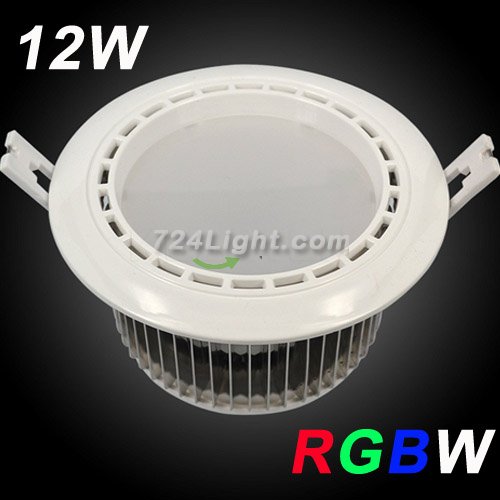 85-265V Milight 2.4G Wireless 12W RGBW LED Downlight RGBW RGBWW LED Down Light