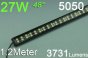 1.2meter 12V Double Row 5050 led Waterproof Strip Light With LED Controller 132LEDs