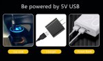 Model 1632 Flexible USB 5V Car LED Sign Bluetooth App Control Display Screen Text Pattern Animation LED sign display for Car Windows, Shop, Bar and Entrance Sign