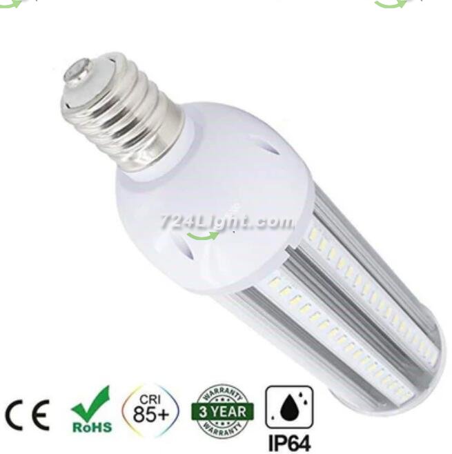 LED Corn Light Bulb, E39 Medium Screw Base, Metal Halide Replacement for Indoor Outdoor Large Area Lighting, Street and Area Light, HID, Hp