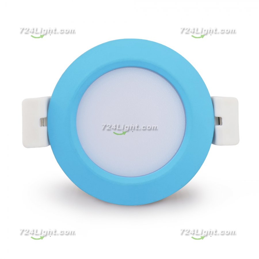 5W LED RECESSED LIGHTING DIMMABLE BLUE DOWNLIGHT, CRI80, LED CEILING LIGHT WITH LED DRIVER