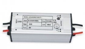 20W LED Power Supply Low Pressure Waterproof AC 12-24V Input 600mA DC 25V-36V Output LED Driver For LED Tubes Spotlight Ceiling Light