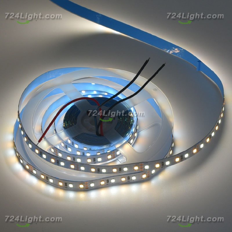 12V2835 LED TWO-COLOR TEMPERATURE BARE BOARD STRIP LIGHT 120LEDS/METER HIGH BRIGHTNESS STRIP LIGHT 5M (16.4FT) 600LEDS 2835 STRIP LIGHTS