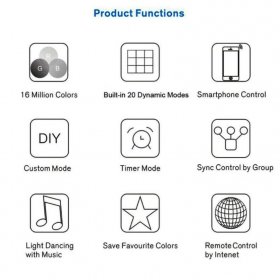 Wireless WiFi Smart Phone APP LED Controller or with 24Key IR Remote Controller for RGB LED Flexible Strip Lights
