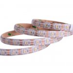 DC 5V SK6812 Individually Addressable LED Strip Light 5050 RGBW 16.4 Feet (500cm) 60LED/Meter LED Pixel Flexible Tape White PCB
