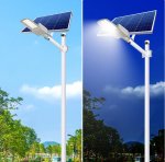 Solar Light, 6 Meters 60W Solar Street Light Project Outdoor Lighting Street Light LED High Power Road Light