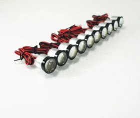 10x3W High Power LED Daytime Running Light Kit