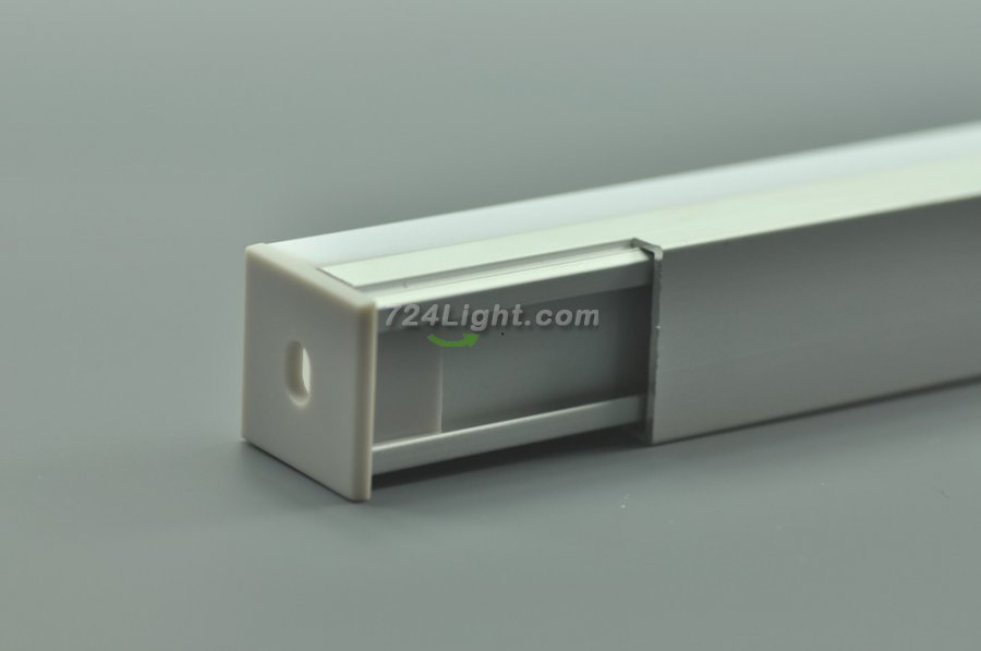 LED Channel aluminum LED Profile for Ceiling (WxH):16.9 mm x 13 mm 1 meter (39.4inch) LED Profile