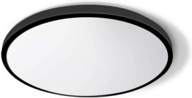 2 Pack 12 Inch 24W Flush Mount LED Ceiling Light 2800 LM Black Round LED Ceiling Lamp