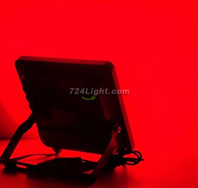 DMX512 RGB LED Flood Light 50W AC110-220V Outdoor IP66 LED WallWasher GREY Aluminum Case Tempering Glass Cover High Lumen Security Light Garden Landscape Lawn Lamp