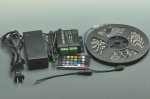 5M Music LED Strip Kit 5050 Waterproof Black Music rgb led Sound controller adjustable