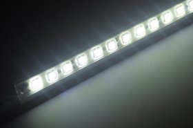 1Meter Waterproof LED Strip Bar With Circular Lens 39.3inch 5050 Rigid LED Strip 12V With DC connector