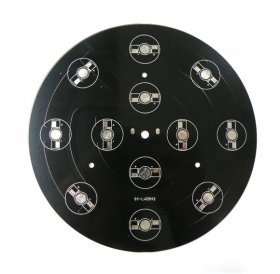 12W LED High Power Aluminum Plate 12 Series Connections Diameter 150mm