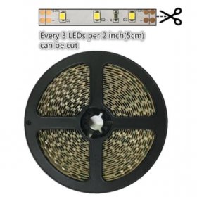 High CRI 90 LED Strips, Flexible 5M LED Strips, SMD2835-300 60 LEDs 1000LM Per Meter 8mm Wide Tape