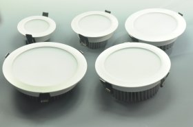 3W DL-HQ-101-3W LED Down Light Cut-out 75mm Diameter 3.5" White Recessed Dimmable/Non-Dimmable LED Down Light