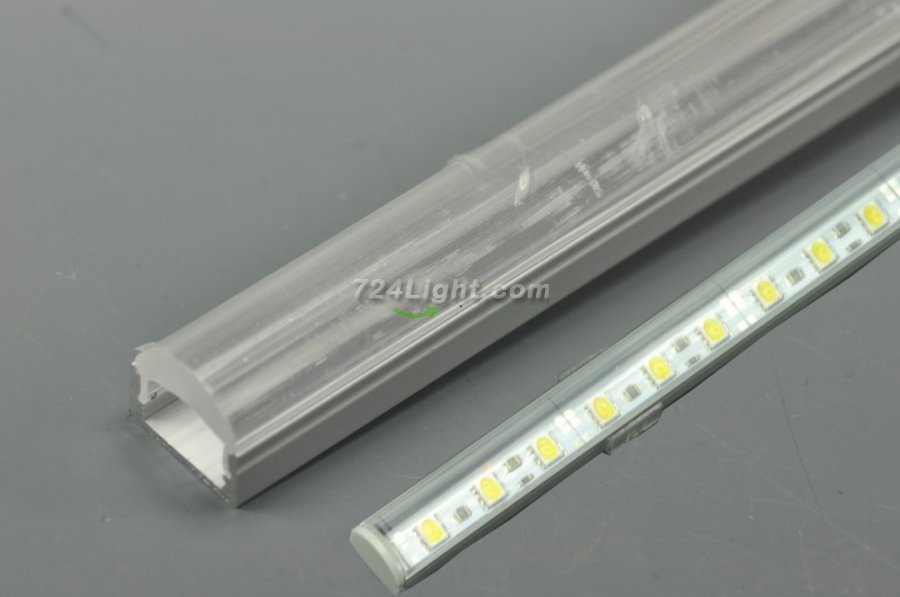 Lens Cover LED Aluminium Channel PB-AP-GL-004-RL 1 Meter(39.4inch) 13.7 mm(H) x 17.2 mm(W) For Max Recessed 12mm Strip Light LED Profile