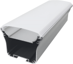 40mm wide linear light hard light bar aluminum groove shell kit