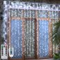 300 LED Curtain Lights 9.8FT by 9.8FT, 8 Lighting Modes White Color Window Curtain String Lights with Remote USB Powered, Home Party Christmas Indoor Outdoor Decor
