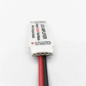 Mini RGBW Amplifier 4 Channel for 12V or 24V RGBW / RGBWW Color LED Flexible Strip Lights