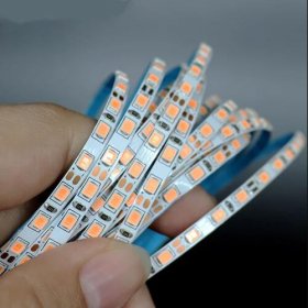 4MM Wide SMD2835-600 120LEDs per Meter Purple-ish Pink 12V 16.4FT (5Meters) Roll LED Strip Non-waterproof