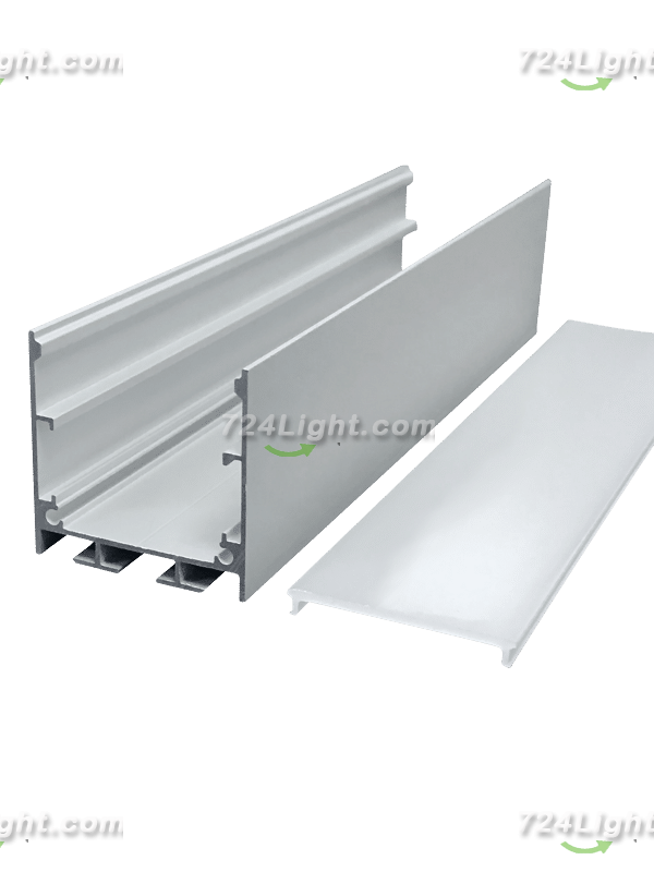 Office line light hard light bar shell aluminum aluminum slot card slot 3535