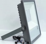 DMX512 RGB LED Flood Light 30W AC110-220V Outdoor IP66 LED WallWasher GREY Aluminum Case Tempering Glass Cover High Lumen Security Light,Tunnel Spotlight Garden Landscape Lawn Lamp