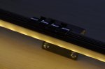 Wall Strip Light Bar Recessed LED Aluminium Channel 1 Meter(39.4inch) Diameter 20.8mm For Max 12.2 width led strip PB-AP-GL-008
