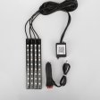 (image for) Car decorative light, 5050 9led car LED one for four indoor foot lights