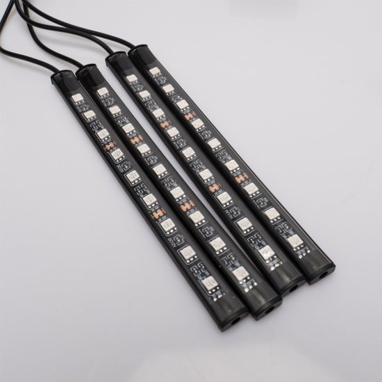 (image for) Car decorative light, 5050 9led car LED one for four indoor foot lights