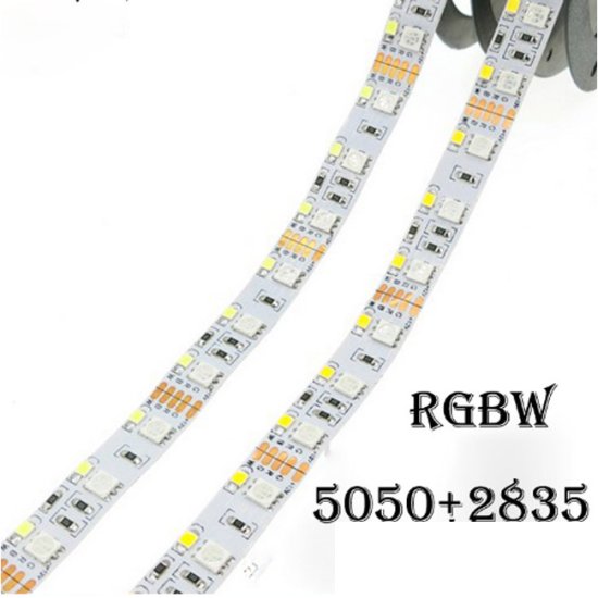 (image for) Article the LED lamp with 2835 + 5050 LED lamp belt RGBW Strip Light 12mm width 5meter(16.4ft)600LEDs