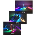 (image for) WS2812B SYMPHONY LED LIGHT STRIP 5V 30LIGHTS FULL COLOR LIGHT BAR 5050 LIGHT BEADS BUILT-IN IC COLORFUL SINGLE POINT SINGLE CONTROL FIEXIBLE LIGHT BAR
