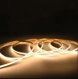 (image for) 5mm Super Slim FCOB LED Strip 16.4FT/5M CRI90 480LEDs/m 7W/m 12V/24V Dimmable LED Light Ribbon Indoor Use