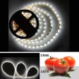 (image for) High CRI 90 LED Strips, Flexible 5M LED Strips, SMD2835-300 60 LEDs 1000LM Per Meter 8mm Wide Tape