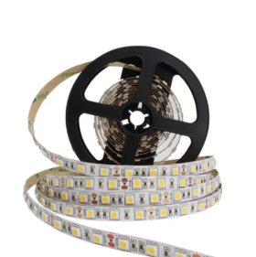 High CRI 90 LED Strip Lights, 5Meters (16.4ft) SMD5050-300, 60 LEDs 900LM Per Meter, DC 12V Dimmable Flexible LED Strips,10mm Wide Tape