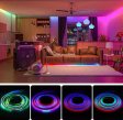 (image for) FCOB WS2811 IC RGB Chip Flexible High Density Chasing Color LED Strip DC24V 720LED/m 16.4FT 100IC 12mm Width Dream Color LED Tape for Indoor DIY Decoratio(NO Adapter or Controller)