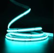 (image for) Multi-colors FCOB LED Strip 16.4FT/5M Dot Free 576LEDs/M 14W/M 12V RGB LED Light Tape