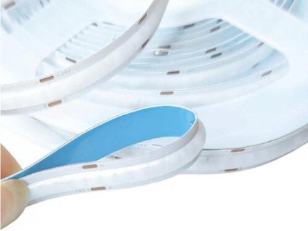 (image for) Multi-colors FCOB LED Strip 16.4FT/5M Dot Free 840LEDs/M 14W/M 24V RGB LED Light Tape