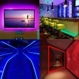 (image for) Multi-colors FCOB LED Strip 16.4FT/5M Dot Free 840LEDs/M 14W/M 24V RGB LED Light Tape