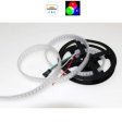 (image for) DC 5V SK6812 Individually Addressable LED Strip Light 5050 RGB 6.6 Feet (200cm) 144LED/Meter LED Pixel Flexible Tape White PCB