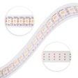 (image for) DC 5V SK6812 Individually Addressable LED Strip Light 5050 RGBW 6.6 Feet (200cm) 144LED/Meter LED Pixel Flexible Tape White PCB