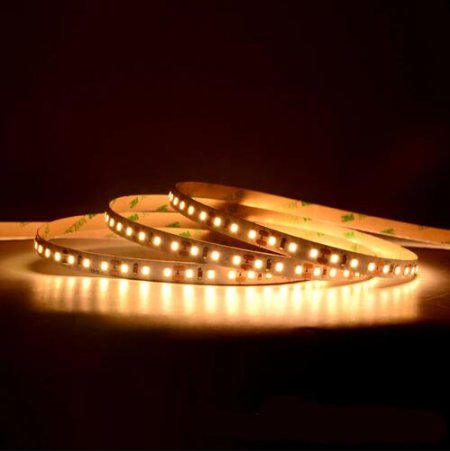 (image for) 16.4FT (5Meters) 24VDC Chasing LED Light Strip Kit w/ SMD2835 120LEDs 12Watt per Meter Flex LED Tape and Mini Inline Controller
